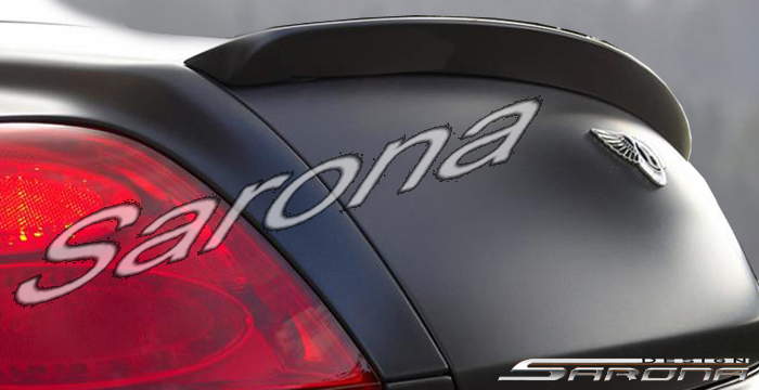 Custom Bentley GT Trunk Wing  Coupe (2003 - 2011) - $329.00 (Manufacturer Sarona, Part #BT-001-TW)